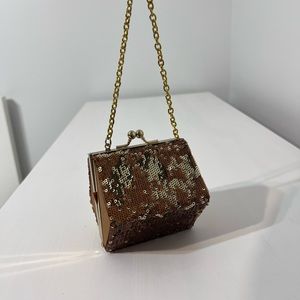 Like new super cute mini bag with sequins
